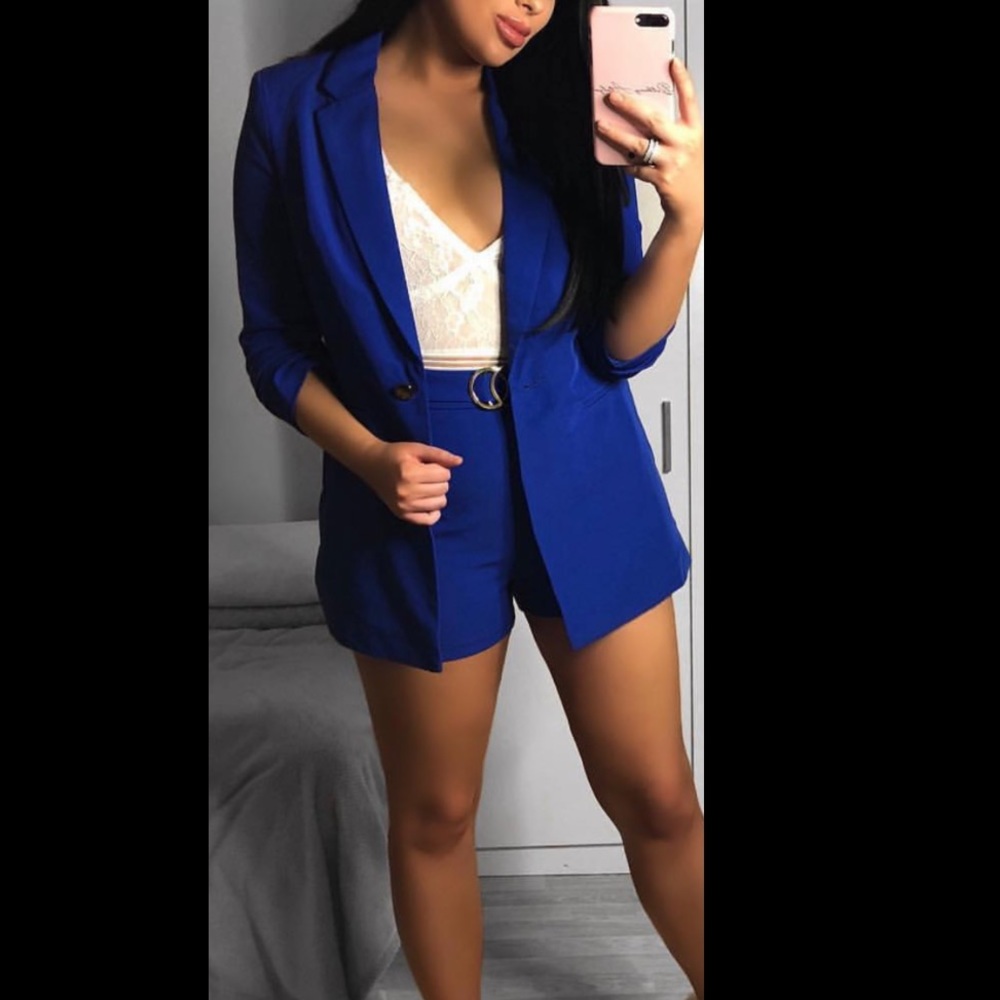 Blazer short set